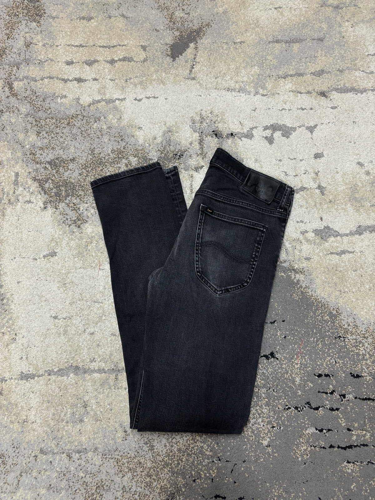 Jeansy lee vintage, męskie w bardzo dobrym stanie rozmiar 48 | W32, detal