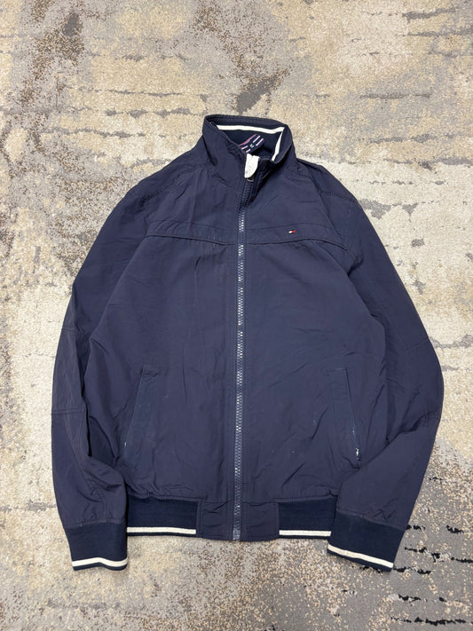 Kurtka Tommy Hilfiger pikowana, męskie w dobrym stanie rozmiar M, widok z przodu