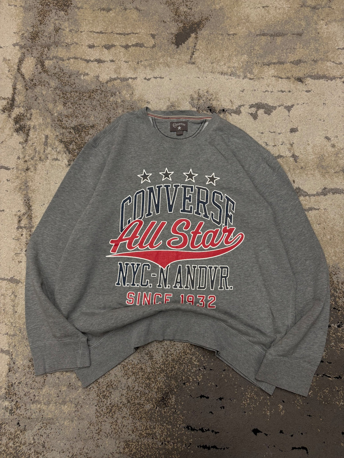 Bluza Converse crewneck, męskie w bardzo dobrym stanie rozmiar XXL, widok z przodu