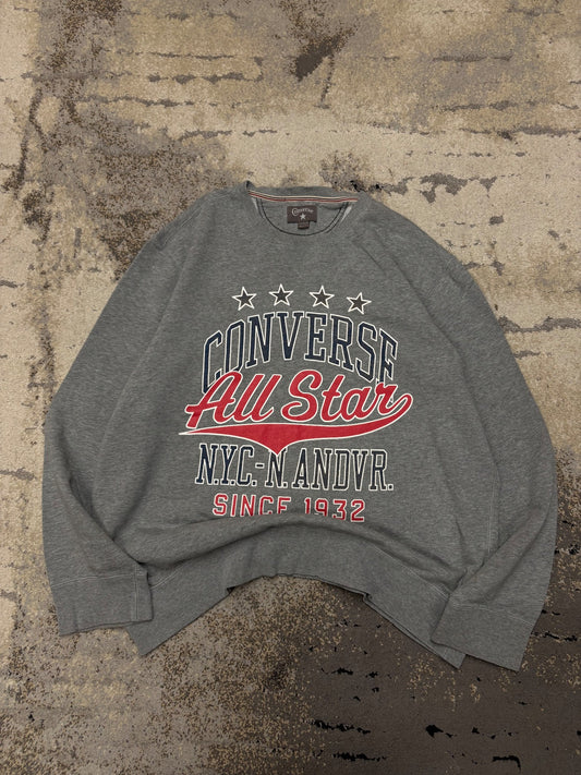 Bluza Converse crewneck, męskie w bardzo dobrym stanie rozmiar XXL, widok z przodu