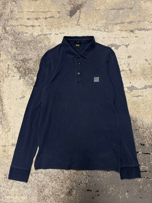 Bluzka Polo Hugo Boss, męskie w bardzo dobrym stanie rozmiar M, detal