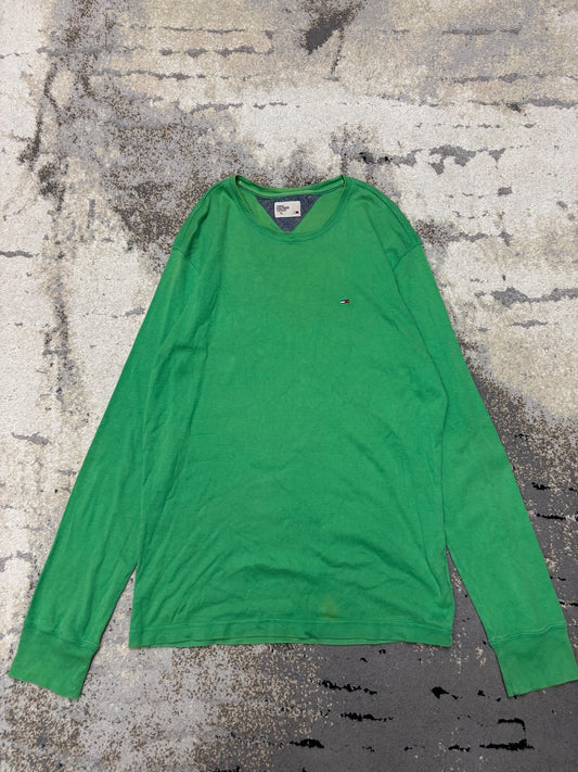 Bluzka Tommy Hilfiger, męskie w bardzo dobrym stanie rozmiar XL, detal