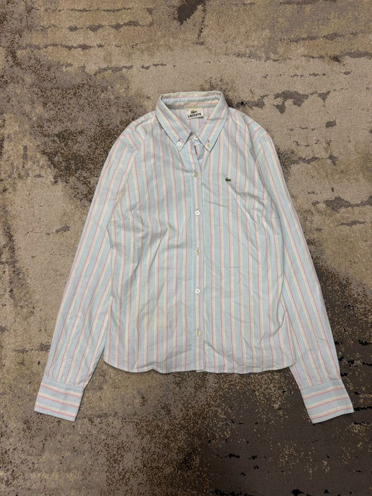 Koszula Vintage Lacoste, damskie w bardzo dobrym stanie rozmiar M, widok z przodu