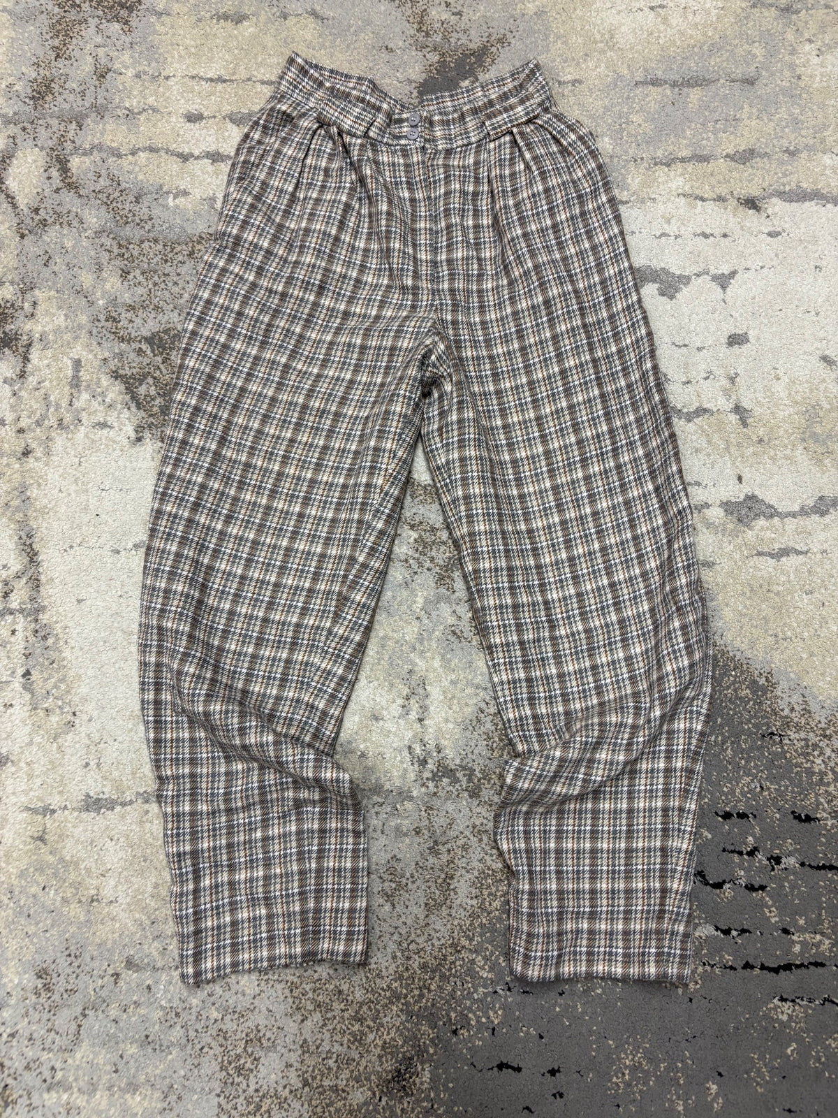 Japan Style Spodnie dzianinowe vintage, damskie w bardzo dobrym stanie rozmiar M, detal
