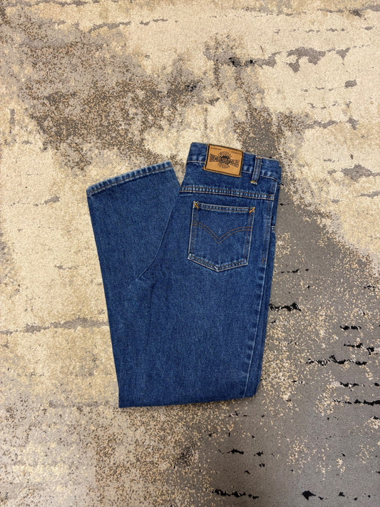 Japan Style Jeansy vintage retro y2k, dziecięce w bardzo dobrym stanie rozmiar 152 cm / 12 lat, detal
