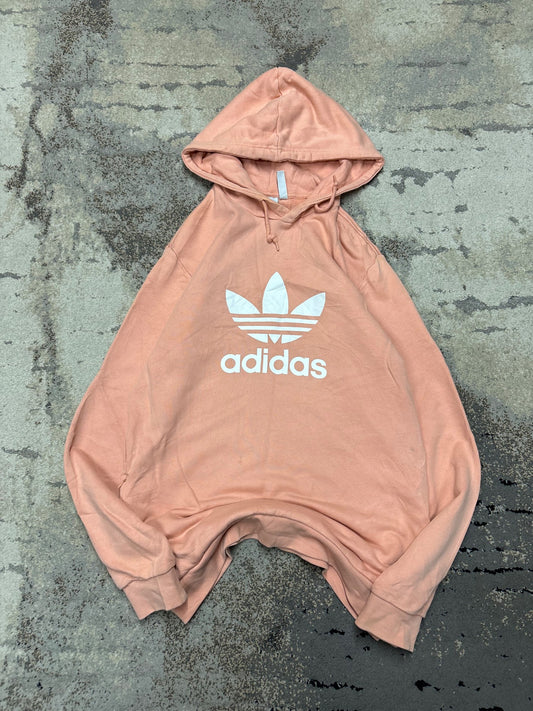 Bluza Adidas hoodie, damskie w dobrym stanie rozmiar M, widok z przodu