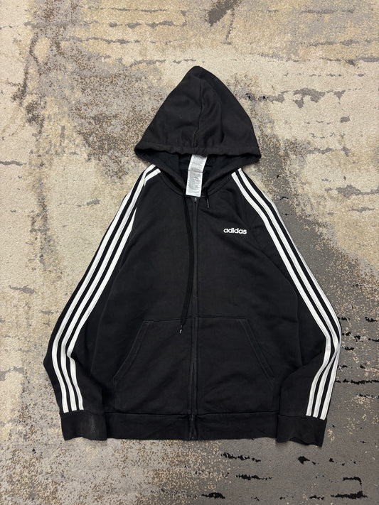 Bluza Adidas zipp, damskie w bardzo dobrym stanie rozmiar L, widok z przodu