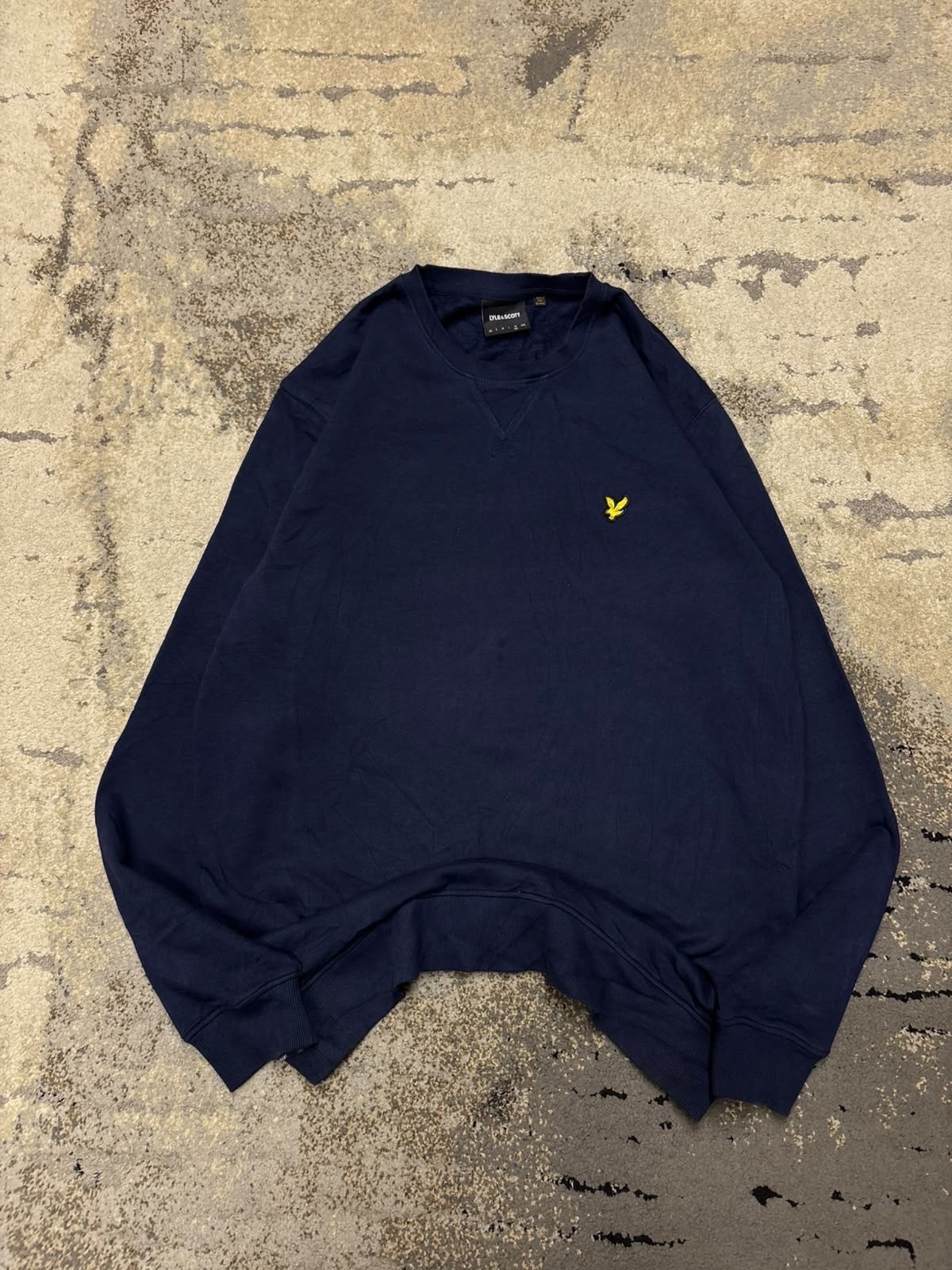 Lyle & Scott Bluza crewneck lyle&scott, damskie w bardzo dobrym stanie rozmiar XL, detal