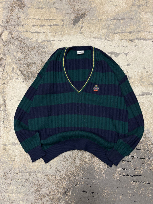Japan Style Sweterek vintage retro y2k, damskie w bardzo dobrym stanie rozmiar M, widok z przodu