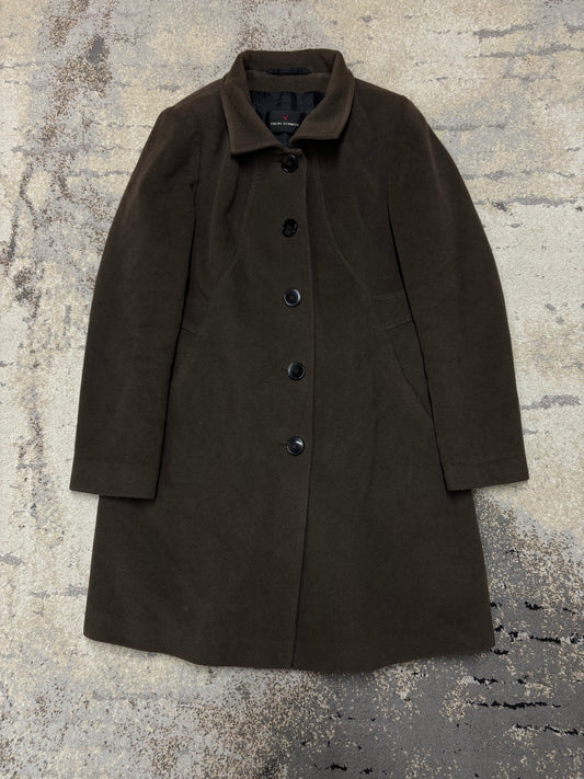 Japan Style Płaszcz vintage Kaszmir, damskie w bardzo dobrym stanie rozmiar XL, widok z przodu