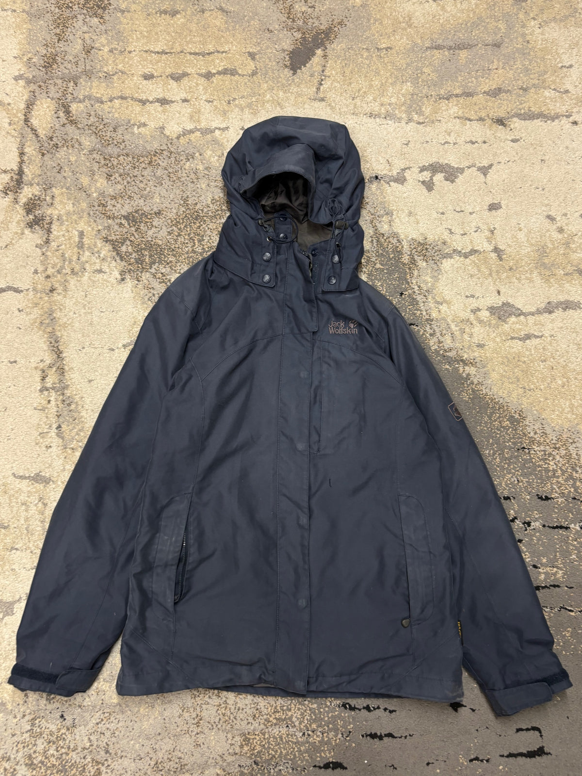 Kurtka Jack Wolfskin wiatrówka outdoor, męskie w dobrym stanie rozmiar S, widok z przodu