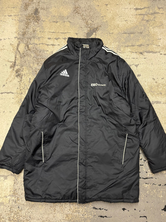 Kurtka vintage adidas, męskie w bardzo dobrym stanie rozmiar XXL, widok z przodu