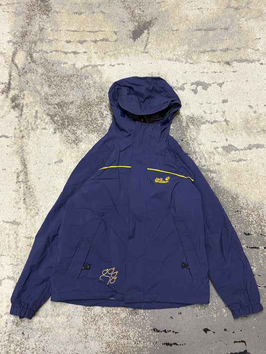 Kurtka Jack Wolfskin wiatrówka outdoor, dziecięce w bardzo dobrym stanie rozmiar 152 cm / 12 lat, widok z przodu