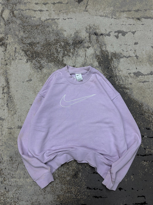Bluza Nike crewneck, damskie w bardzo dobrym stanie rozmiar XS, detal