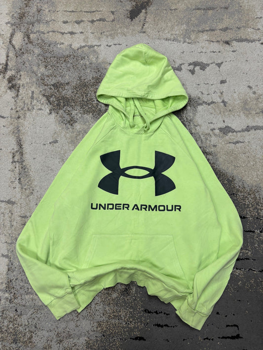 Bluza Under Armour hoodie, damskie w bardzo dobrym stanie rozmiar L, widok z przodu