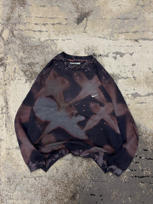 Bluza Nike crewneck vintage retro y2k, męskie w bardzo dobrym stanie rozmiar M, widok z przodu