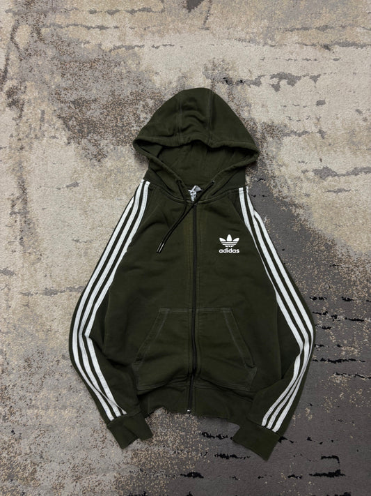 Bluza Adidas zipp, damskie w dobrym stanie rozmiar XS, widok z przodu