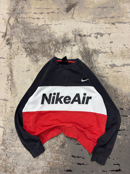 Bluza Nike crewneck, męskie w bardzo dobrym stanie rozmiar M, detal