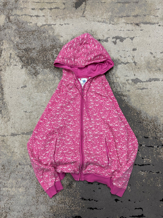 Bluza Adidas zipp, damskie w bardzo dobrym stanie rozmiar XXL, widok z przodu