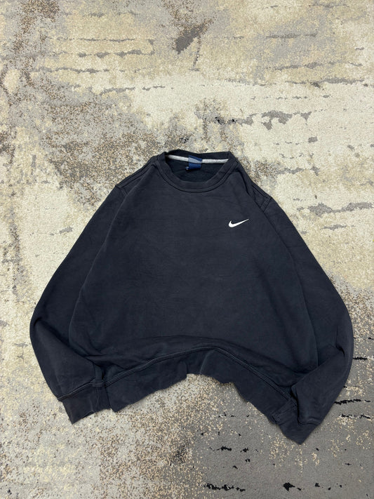 Bluza Nike crewneck, damskie w bardzo dobrym stanie rozmiar L, detal