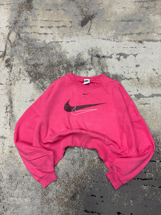 Bluza Nike crewneck, damskie w bardzo dobrym stanie rozmiar S, detal