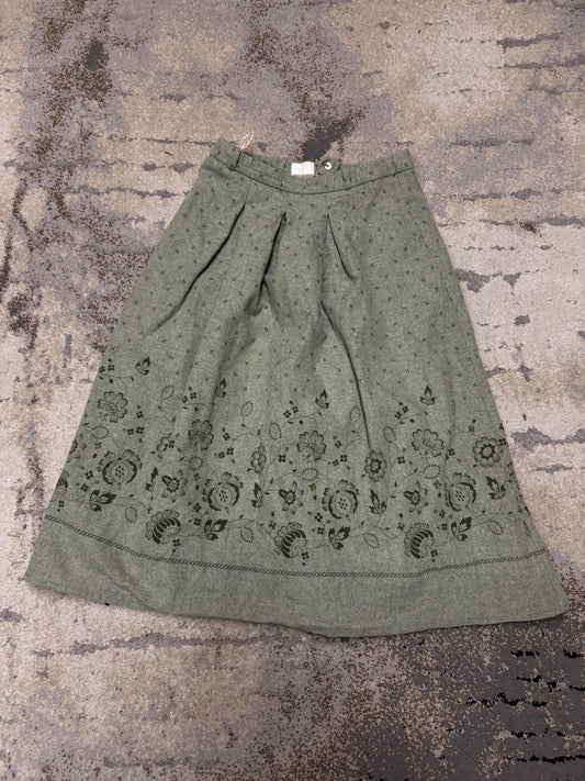 Japan Style Skórzana spódnica Vintage retro y2k, damskie w bardzo dobrym stanie rozmiar L, detal