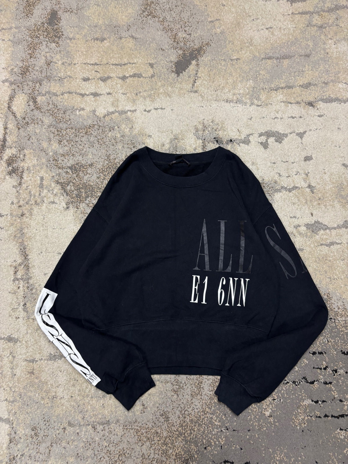 Bluza AllSaints crewneck, damskie w bardzo dobrym stanie rozmiar M, widok z przodu