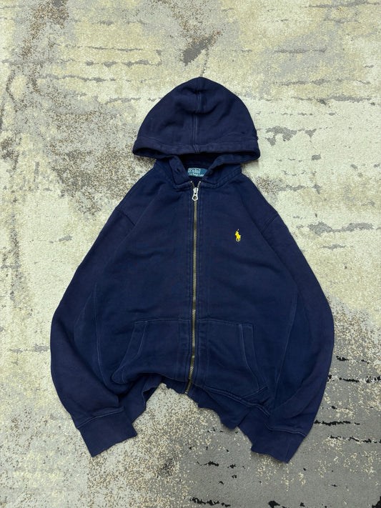 RALPH Ralph Lauren Bluza Ralph Lauren haft Logo zipp, męskie w bardzo dobrym stanie rozmiar L, widok z przodu