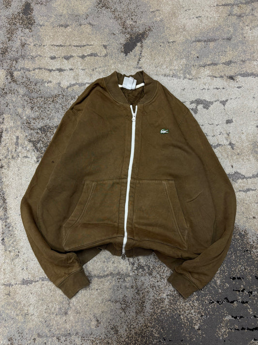 Bluza Lacoste zipp, męskie w bardzo dobrym stanie rozmiar XL, widok z przodu