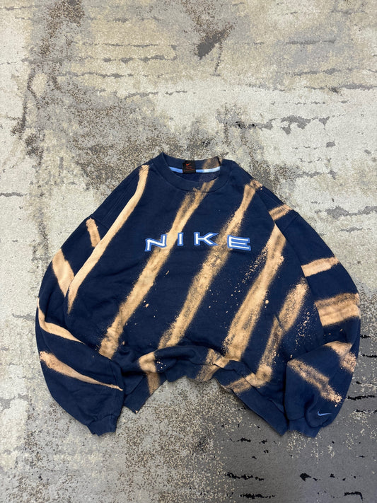 Bluza Adidas crewneck vintage retro y2k, męskie w bardzo dobrym stanie rozmiar L, detal