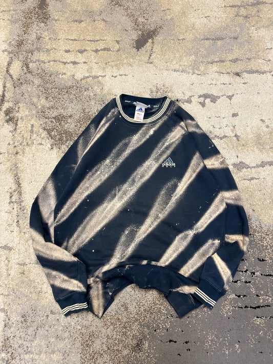 Bluza Adidas crewneck vintage retro y2k, męskie w bardzo dobrym stanie rozmiar M, widok z przodu