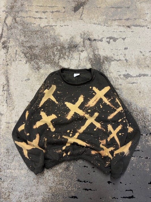 Bluza GymShark crewneck, damskie w bardzo dobrym stanie rozmiar XS, widok z góry