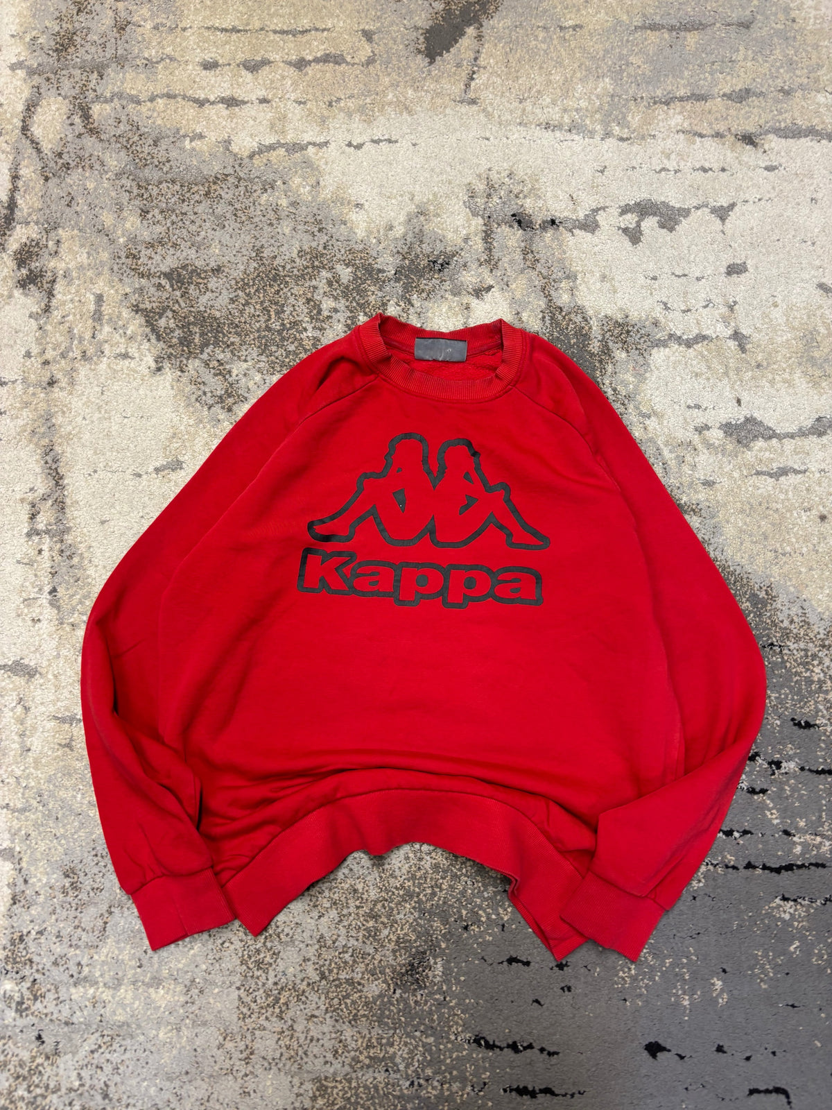 Bluza kappa crewneck, męskie w bardzo dobrym stanie rozmiar M, detal