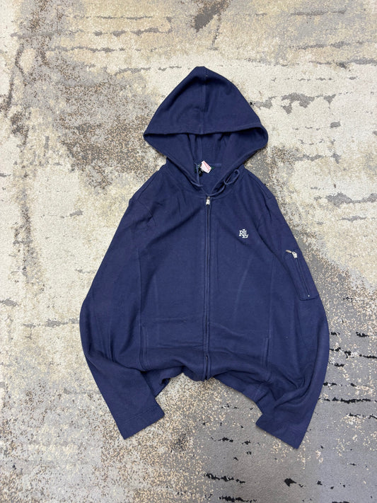 RALPH Ralph Lauren Bluza Ralph Lauren haft Logo zipp, damskie w bardzo dobrym stanie rozmiar M, widok z przodu