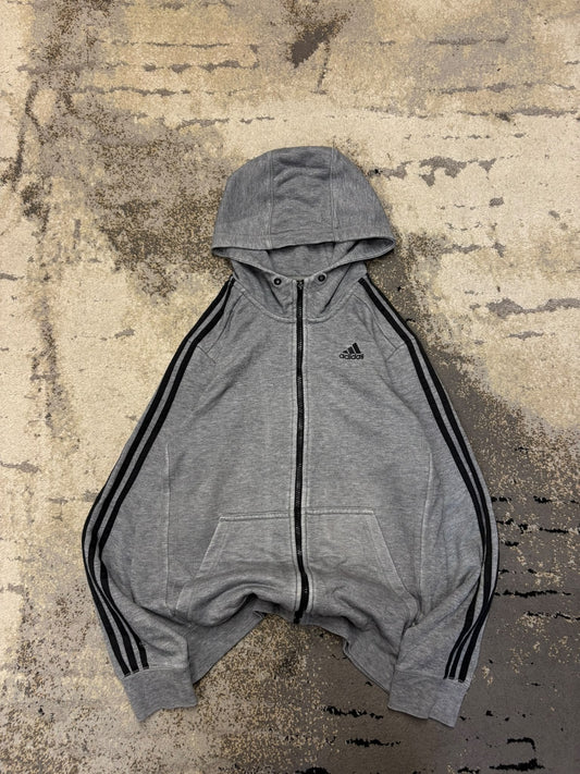 Bluza zipp Adidas, męskie w bardzo dobrym stanie rozmiar M, widok z przodu