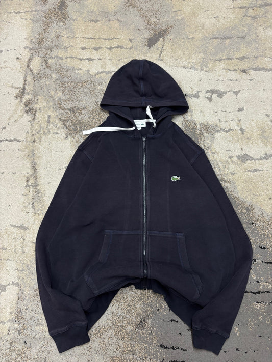 Bluza zipp Lacoste, męskie w bardzo dobrym stanie rozmiar XXL, widok z przodu