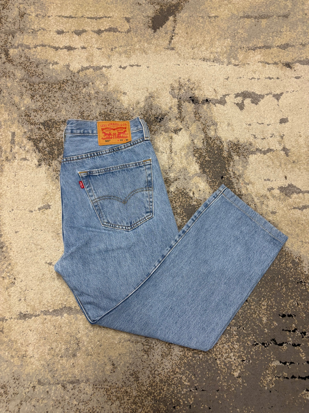 Levi's Jeasny LEVI’S, męskie w bardzo dobrym stanie rozmiar 50 | W33, detal