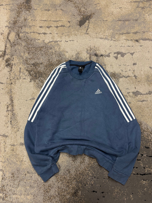 Bluza Adidas crewneck, damskie w bardzo dobrym stanie rozmiar S, widok z przodu