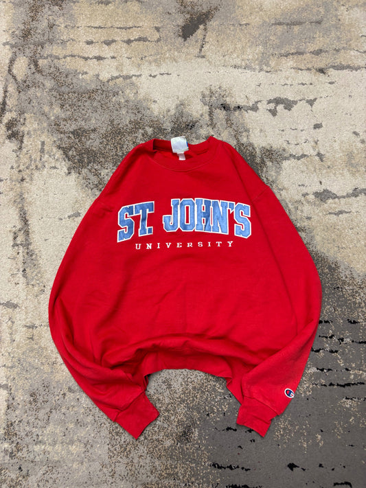 Bluza Champion crewneck, damskie w bardzo dobrym stanie rozmiar M, detal