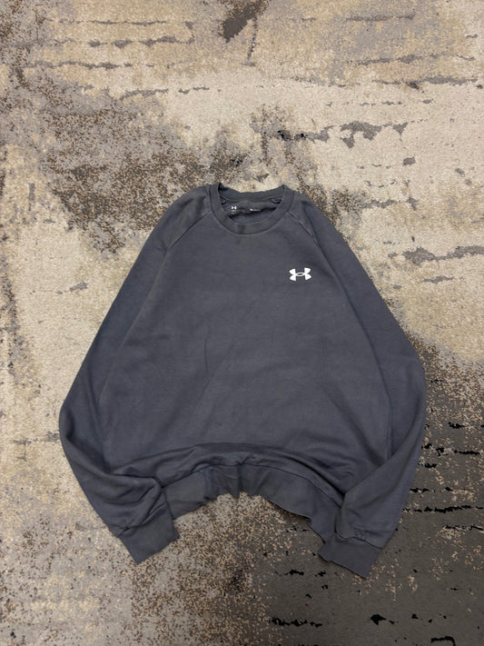 Bluza Under Armour crewneck, męskie w bardzo dobrym stanie rozmiar S, widok z przodu