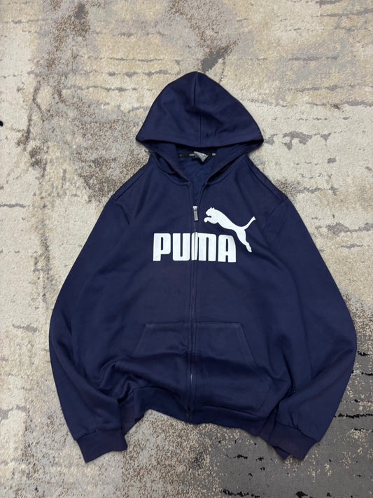 Bluza Puma hoodie, męskie w bardzo dobrym stanie rozmiar XL, widok z przodu