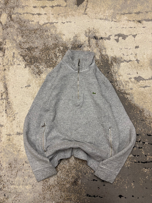 Bluza half zipp Lacoste, damskie w bardzo dobrym stanie rozmiar S, widok z przodu