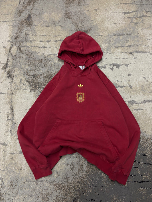 Bluza Adidas hoodie, męskie w bardzo dobrym stanie rozmiar L, widok z przodu