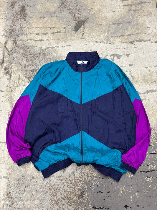 Japan Style Kurtka vintage retro y2k, męskie w bardzo dobrym stanie rozmiar L, widok z przodu