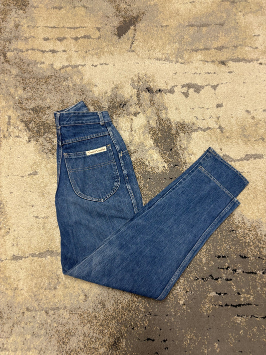Japan Style Jeansy vintage retro y2k, damskie w bardzo dobrym stanie rozmiar S, widok z przodu