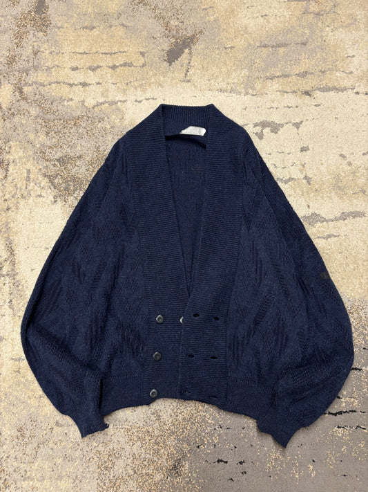 Japan Style Kardigan Vintage retro y2k, męskie w bardzo dobrym stanie rozmiar XL, widok z przodu