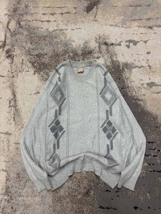 Japan Style Sweterek vintage retro y2k, męskie w bardzo dobrym stanie rozmiar M, widok z przodu