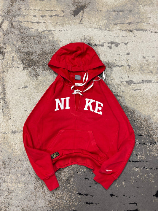 Bluza Nike vintage retro y2k hoodie, damskie w bardzo dobrym stanie rozmiar M, widok z przodu