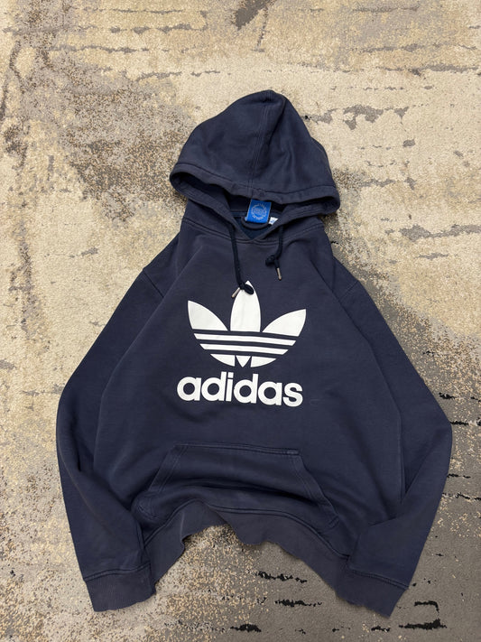 Bluza Adidas hoodie, damskie w bardzo dobrym stanie rozmiar L, widok z przodu