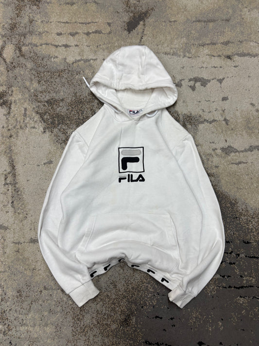 Bluza Fila hoodie, damskie w bardzo dobrym stanie rozmiar XL, widok z przodu